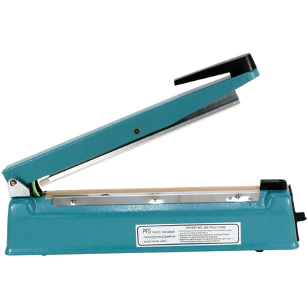 12inch Hand Impulse Sealer Heat Seal Machine Poly Sealing Free Element Grip