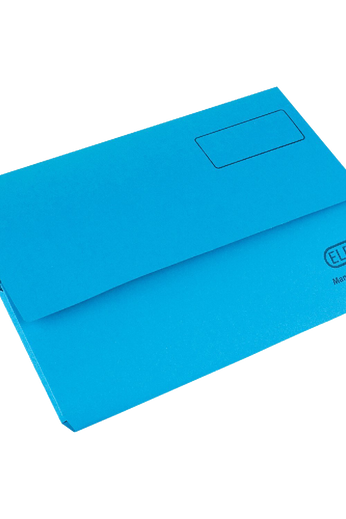Elba Bright Manilla Document Wallet 285gsm Capacity