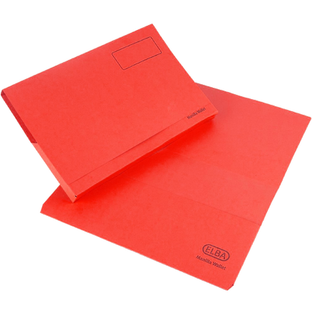 Elba Bright Manilla Document Wallet 285gsm Capacity
