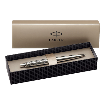 Parker Jotter Red Chrome Trim Ball Pen Gift Boxed