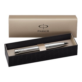 Parker Urban Metallic Chrome Trim Ball Pen Gift Boxed