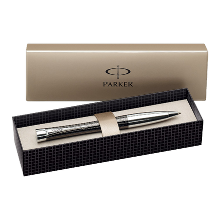 Parker Urban Metallic Chrome Trim Ball Pen Gift Boxed