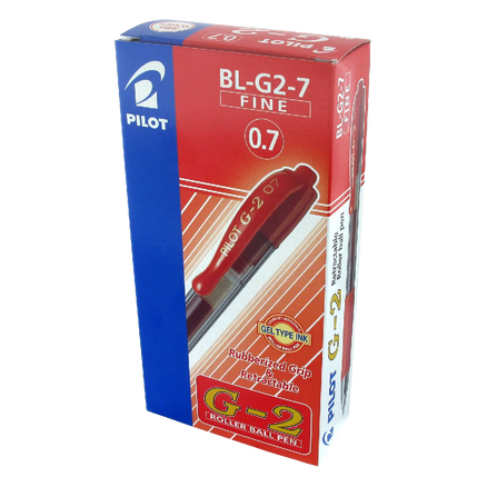 Pilot G207 Retractable Gel Rollerball Tip Box of 12 Red