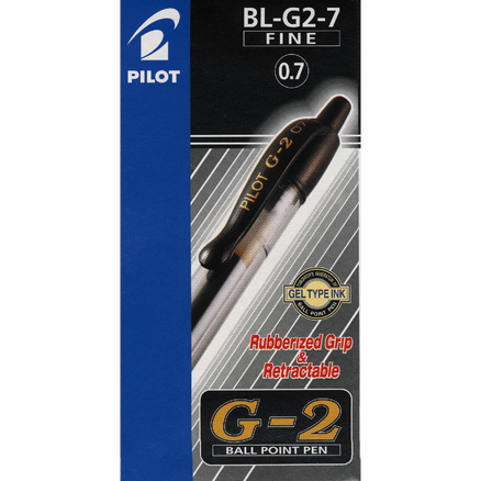 Pilot G207 Retractable Gel Rollerball Tip Box of 12 Red