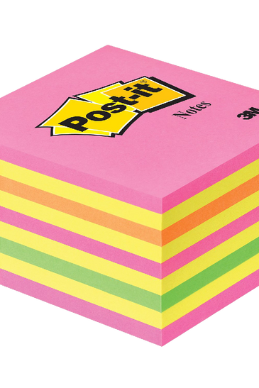 Post it Notes Canary Yellow 1 Cube 450 sheets 76 mm x 76 mm