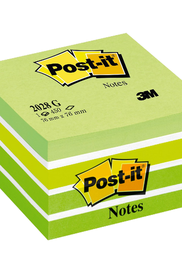 Post it Notes Canary Yellow 1 Cube 450 sheets 76 mm x 76 mm