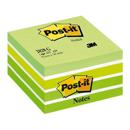 Post it Notes Canary Yellow 1 Cube 450 sheets 76 mm x 76 mm