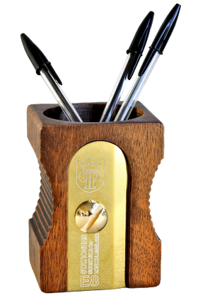SUCK UK Pencil Sharpener Desk Tidy Natural