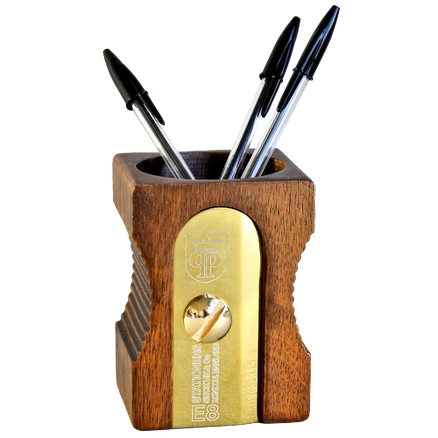 SUCK UK Pencil Sharpener Desk Tidy Natural